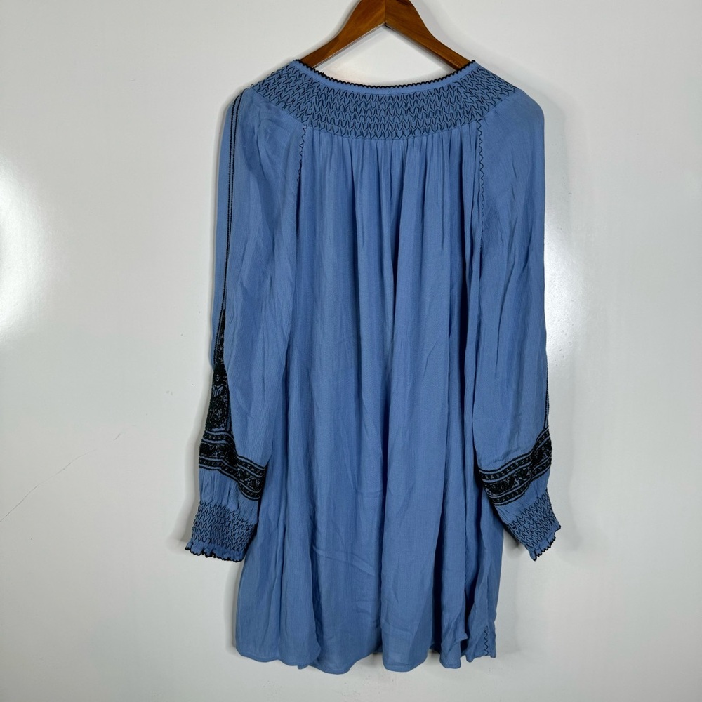 Free People Wind Willow Embroidered Mini Dress Size Small - Picture 6 of 10